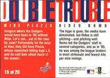 1997 Ultra #15 Hideo Nomo / Mike Piazza Double Trouble