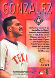 1998 Circa Thunder #6B Juan Gonzalez Boss