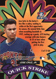 1998 Circa Thunder #3 QS Jose Cruz Jr. Quick Strike