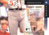 1998 Score Rookie & Traded #9B Chipper Jones Complete Players
