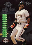 1998 SkyBox Dugout Axcess #3DH Barry Bonds Double Header