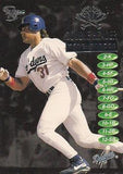1998 SkyBox Dugout Axcess #13DH Mike Piazza Double Header