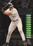 1998 SkyBox Dugout Axcess #17DH Frank Thomas Double Header
