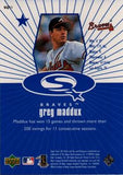 1999 UD Choice #SQ11 Greg Maddux StarQuest Blue