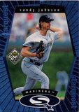 1999 UD Choice #SQ12 Randy Johnson StarQuest Blue