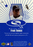 1999 UD Choice #SQ17 Frank Thomas StarQuest Blue