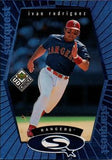 1999 UD Choice #SQ20 Ivan Rodriguez StarQuest Blue