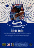 1999 UD Choice #SQ27 Adrian Beltre StarQuest Blue
