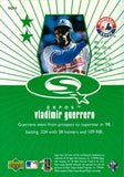 1999 UD Choice #SQ18 Vladimir Guerrero StarQuest Green