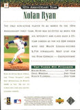 1999 Upper Deck #X9 Nolan Ryan 10th Anniversary Team