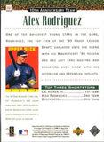 1999 Upper Deck #X16 Alex Rodriguez 10th Anniversary Team