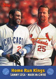 2000 Topps #TC6 Home Run Kings (Sammy Sosa / Mark McGwire) Combos