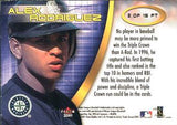 2001 Fleer Triple Crown #2FT Alex Rodriguez Future Threats