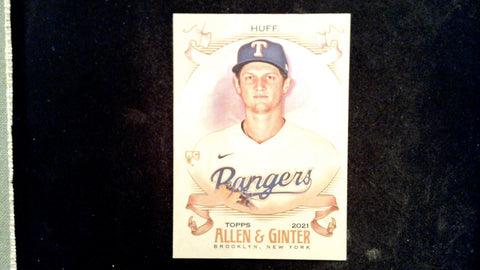 2021 Topps Allen & Ginter #71 Sam Huff Silver Portrait