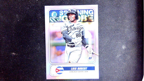 2020 Bowman #STG-LR Luis Robert Chrome Spanning the Globe