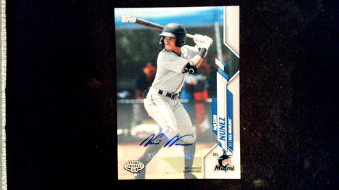 2020 Topps Pro Debut #PD-31 Nasim Nunez Autographs