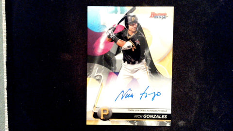 2020 Bowman's Best #B20-NG Nick Gonzales Best of 2020 Autographs