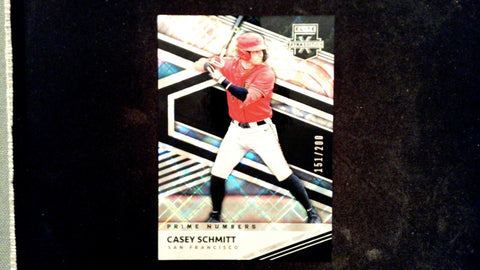 2020 Panini Elite Extra Edition #49 Casey Schmitt #/999