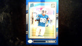2024 Donruss Optic #204 AJ Barner Blue Hyper