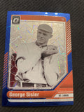 2024 Donruss #22 George Sisler Optic Blue Velocity Prizms