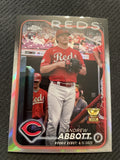 2024 Topps Chrome Update #USC34 Andrew Abbott Refractors
