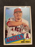 2020 Topps #85C-1 Mike Trout 1985 Topps Chrome Silver Pack Promotion (Series 1)
