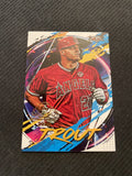 2020 Topps Chrome #FP-2 Mike Trout Topps Fire NBCD Preview