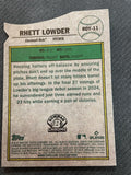 2025 Bowman #ROY-11 Rhett Lowder Rookie of the Year Favorites