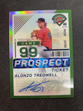 2024 Panini Prospect Edition #12 Alonzo Tredwell Green Holo