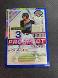 2024 Panini Prospect Edition #45 Nick McLain Blue Ice Holo #/299