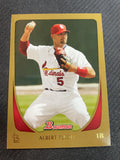 2011 Bowman #6 Albert Pujols Gold