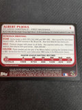 2011 Bowman #6 Albert Pujols Gold