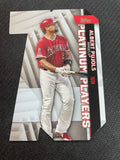 2021 Topps Chrome Update #CPDC-25 Albert Pujols Platinum Player Die Cut