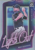2021 Donruss Optic #LO11 Max Scherzer Lights Out Holo
