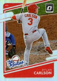 2021 Donruss Optic #TR3 Dylan Carlson The Rookies Holo