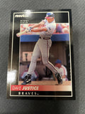 1992 Pinnacle #100 Dave Justice
