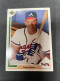 1991 Upper Deck #363c Dave Justice