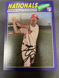 2018 Topps Archives #154 Andrew Stevenson Purple #/175