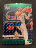 2024-25 Panini Mosaic #10 Tyrese Haliburton Give and Go Mosaic Green