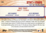 2019 Topps Big League #355 Mike Trout / Jose Ramirez / Alex Bregman SK, LL