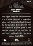 2019 Topps Big League #WC-10 Mike Trout Wall Climbers