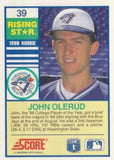 1990 Score 100 Rising Stars #39 John Olerud