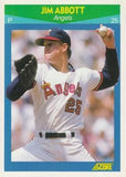 1990 Score 100 Rising Stars #5 Jim Abbott