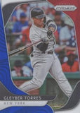 2020 Panini Prizm #100 Gleyber Torres Red, White and Blue Prizm