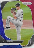 2020 Panini Prizm #40 Zac Gallen Red, White and Blue Prizm