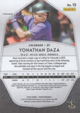 2020 Panini Prizm #13 Yonathan Daza Red, White and Blue Prizm