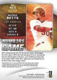 2020 Panini Prizm #NG-5 Mookie Betts Numbers Game
