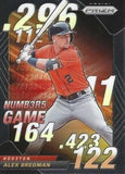 2020 Panini Prizm #NG-4 Alex Bregman Numbers Game