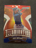 2020 Panini Prizm #I-9 Kris Bryant Illumination Red, White, and Blue Prizm