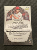2020 Panini Prizm #55 Aaron Nola Green Prizm
